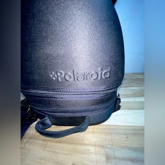 Polaroid Video Camera Bag Backpack Black New With Tags Water Resistant - Picture 11 of 16